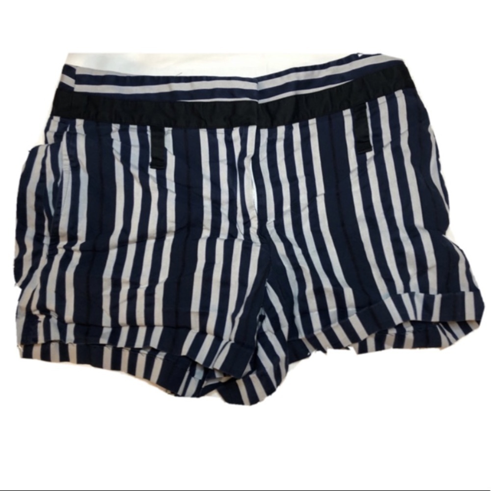 Rag & Bone Willow Blue/White Striped Shorts SZ 2